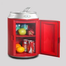 레트로 코카콜라냉장고 코카콜라 미니음료수냉장고 술냉장고 미니냉장고 복고풍 가졍용 냉장고 굿즈 220V 1인냉장고, 11리터 레드 콜라