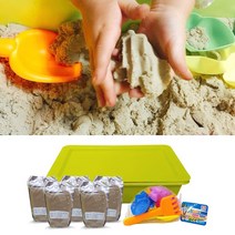 15264586 샌드플레이세트(모래5kg놀이판찍기틀), 단품