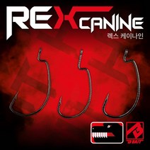 [B-BAIT] 비베이트 렉스 케이나인 와이드 배스훅, 라이트 와이어, 3/0, 1개