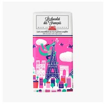 French chocolate 프렌치초콜릿 르 쇼콜라 데 프랑세 크리스피 밀크 위드 라이스 앤 퍼프 퀴노아 80g