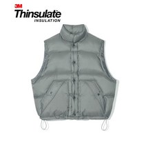 PARTIMENTO 3M 신슐레이트 페더리스 패딩 베스트 그레이쉬 블루 3M Thinsulate Fatherless Padding Vest Graish Blue