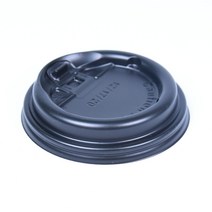 커피컵 신형 리드 종이컵뚜껑, 12/16온스 신형 검정리드, 1000개(1박스)