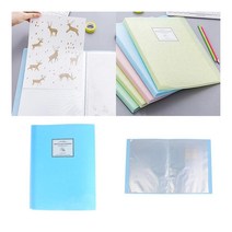 심플 컬러 A4 클리어 화일 20매 블루 문서정리파일 폴더파일