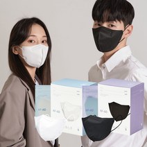 KF-AD 비말차단 새부리형 마스크 100매 대형 여성용 초등학생, 소형(S) 블랙 50매, 대형(L) 블랙 50매
