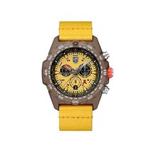 Luminox 루미녹스 XB.3745.ECO 남성용 아날로그 스위스 쿼츠 무브먼트 시계 오션 타이드 스트랩 포함 옐로우 모던