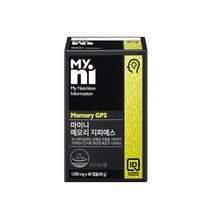 마이니 포스파티딜세린 300mg ps 뇌 영양제 메모라이즈 은행잎추출물 피에스 비타민E 기억력 인지력 집중력 개선 성장기 청소년 수험생 중년 장년 추천 효능 식약처인증, 1세트, 1000mgx60캡슐
