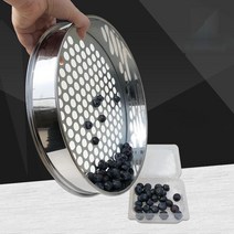 블루베리선별기 스테인레스 등급선별체 최소8mm직경 최대22mm, 단일사이즈, 조리개 20mm