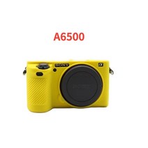 소니 알파 A6000 A6100 A6300 A6400 A6500 A6600 A5100 A5000 카메라에 대 한 실리콘 갑옷 스킨 카메라 가방 바디 커버 수호자, 27 A6500 Yellow