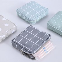 사각 생리대 속옷 다용도 미니 파우치 동전지갑 해외여행 준비물 필수품 이너백