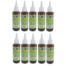 고숙성 국내산 참숯 목초액 110ml 10개 세트 손 발 문제성 발 무좀 증상 개선