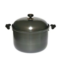 매직골드 경질 곰솥 (곰통), 블랙, 지름 32 Cm X 높이 20 Cm