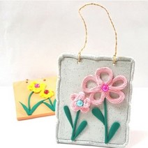 하비크림클레이 대리석 데코찰흙과 살랑이는 봄꽃 5인