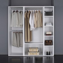 로엔1800 맞춤형 드레스룸 시스템장 세트, 단품