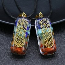 에너지 생성기 orgone crystals 펜던트 목걸이 힐링 reiki chakra reiki chakra generator orgonite 피라미드 명상 도구, 2-1개