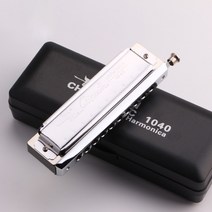 하모니카 명품하모니카 크로매틱 크로메틱하모니카 크로매틱하모니카 미니하모니카 10/12/16홀 Chromatic Harmonica C Tune 럭셔리 실버 전문 악기 금속 입 Har, 구멍 10개, 규격 없음