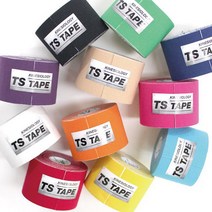 티에스 키네시올로지 근육 무릎손목어깨 스포츠테이프, (6롤세트)블루(5cm)