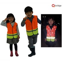 KC인증 아이가드큐 안전조끼 어린이조끼 아동조끼 반사조끼 M, 1개, 혼합색상