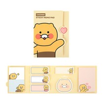 카카오프렌즈 30 춘식이 4단 점착 메모지, 단품