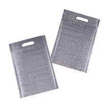 단열 지퍼백 보온 보냉 손잡이 은박 포장 쿠션 발포지 밀봉 가방 보관 봉투 30X40