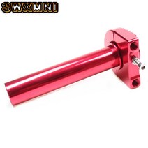 전동스쿠터 스로틀 소형전기차 7/8 quot바이크 오토바이 트위스트 그립 22mm CNC 알루미늄 가속기 바이크 스쿠터 먼지 자전거 수리 부품 경주, [02] red