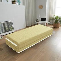 올데이홈 3단 접이식 토퍼 매트리스 7cm + 누빔 겉커버