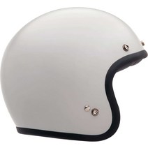 BELL Custom 500 클레식헬멧 오토바이 스쿠터 바이크, 글로스 빈티지 화이트