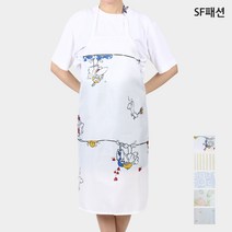 얇은 폴리원단 목걸이 앞치마 홈패브릭 집밥 집들이 선물, 닭(sfav56)