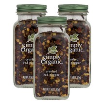 심플리오가닉 크러쉬드 레드 페퍼, 45g, 3개