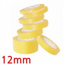 12mm 전자부품용 내열성 마스킹 테이프 부착 유리가공