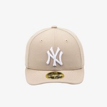 뉴에라 [갤러리아] MLB PCV 뉴욕 양키스 로우 프로파일 사이즈캡 베이지 (13086198), 상세 설명 참조
