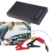 차량용 점프스타터 10000ma 12v 휴대용 자동차 비상 고속 충전기 전원 은행 자동, 파란색, 1개