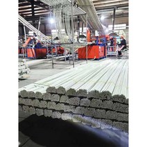 강선활대 파이프 경량 지주대 골조 농자재 비닐 하우스 자재 텃밭 랙 농업 아치 1.8m, 두께 5mm 길이 2.4m 100개