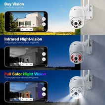 가정용 CCTV 홈 스마트폰 Techage-HD 5MP PTZ WiFi IP 카메라 AI 인간 감지 3MP 야외 방수 무선 보안 2 방, 01 5MP Camera_02 미국 플러그