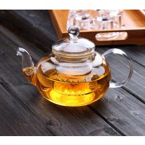티워머 티팟워머 1인용 차 세트 높은 붕규산 유리 차 냄비 세트 인퓨저 커피 차 잎 6, 600ml