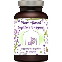 칼라 헬스 플랜트 베이스 다이제스티브 엔자임 효소 60캡슐 Kala Health Plant Based Digestive Enzymes