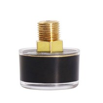 Scuba Diving PCP Air Mini Micro-Pressure Gauge Manometer 16Bar 1/8 NPT Thread, 01 black