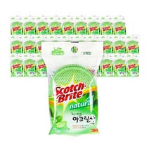 쓰리엠 펄프 아크릴사 수세미, 2개입, 30개