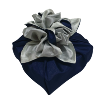 별보자기 실크 겹보자기 고급선물 답례품 남색/아이보리