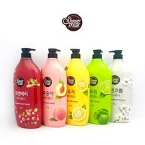 [ 조 은 마 켓 ] ( 5 개 ) 자 연 의 신 선 함 을 담 은 바 디 워 시 애 경 샤 워 메 이 트 1 2 0 0 g 대 용 량, 클린코튼