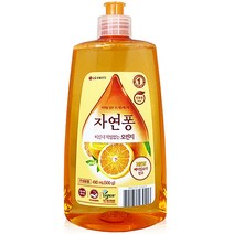 자연퐁 비린내 걱정없는 오렌지 주방세제, 500g, 5개
