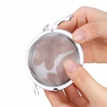 키알리 원형 스텐 차 거름망 차잎 티 거름망 다시망 멸치 육수망 2개, 제품선택, 9cm