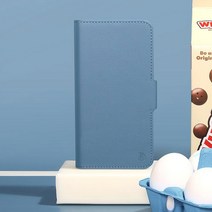 어썸디자인 플랫 가죽 지갑 다이어리 케이스