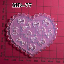 네일아트 나비 꽃 금붕어 3D 아크릴 네일 몰드 궁전 장식 DIY 디자인 실리콘 매니큐어 몰드 네일 아트 1 개 네일팁 네일스티커 네일재료, 75 MD-77-3, 1개
