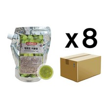 빠른배송 앤드로스 청포도 리플쨈 1kg 1BOX(8개입) 사무실 탕비실 업소용