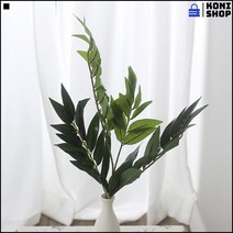 조화꽃 매끄럽고 윤기나는 4계절 대나무 야자 조화 인조나무