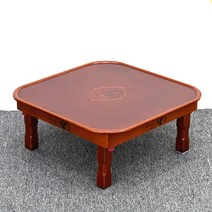 남원춘향공방 남원 접이식 밥상 교자상 원형상 사각상 찻상 다과상, 사각 타원 원앙 3호 60x60