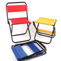 낚시 휴대용 의자 신형접의자 홈카페꾸미기, 등받이형