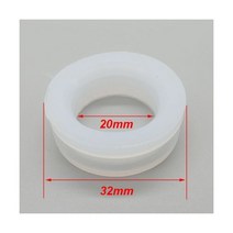 씰링 링 실리콘 코일 20 25 32 47 58 70mm 태양열 온수기용 방수 O 씰 진공 튜브 5 개, 20mm White