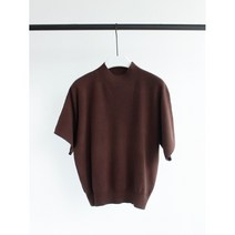루즈핏 반폴라 반목 반팔 니트 6color