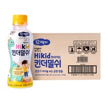 후디스 하이키드 킨더밀쉬 200ml 24개입, 96개, 우유